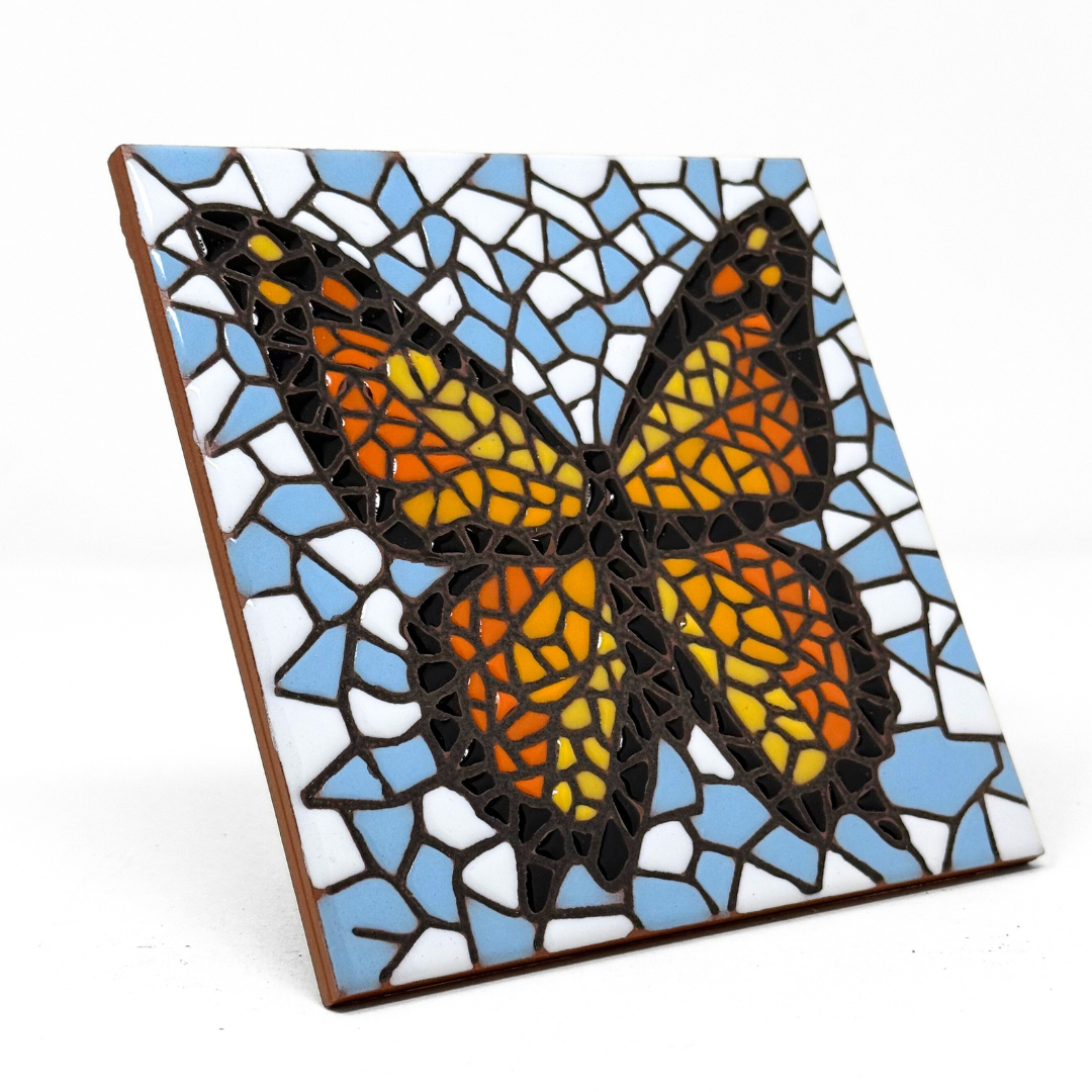 Mosaic Butterfly Tile