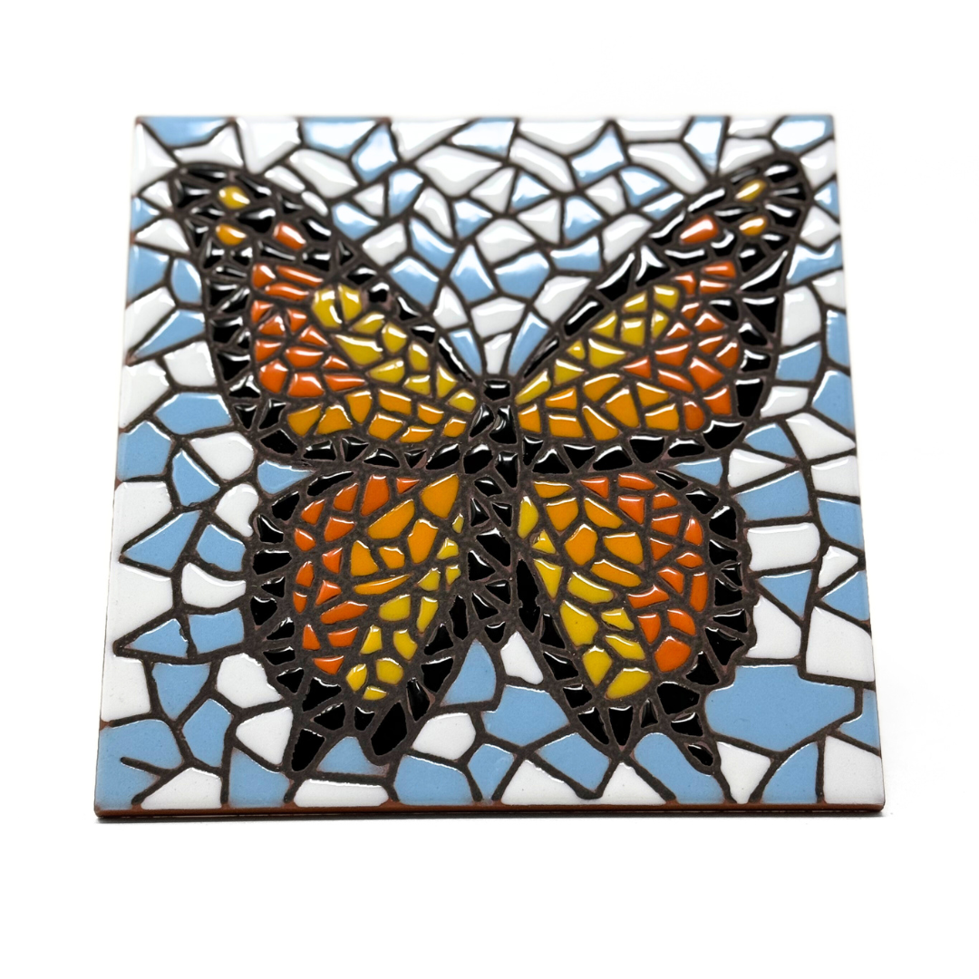 Mosaic Butterfly Tile