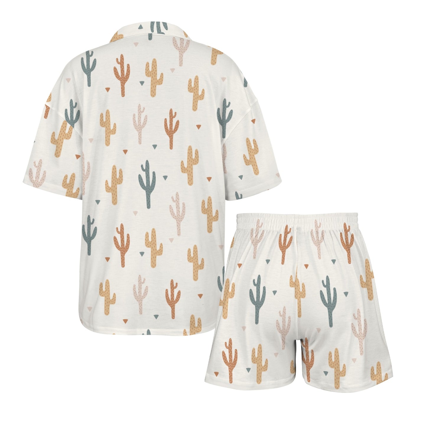Baha Ranch Cactus Print Women's Pajama set Made in America