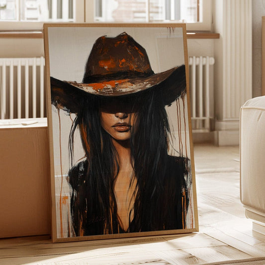 Ember Noir – Western Cowgirl Wall Art