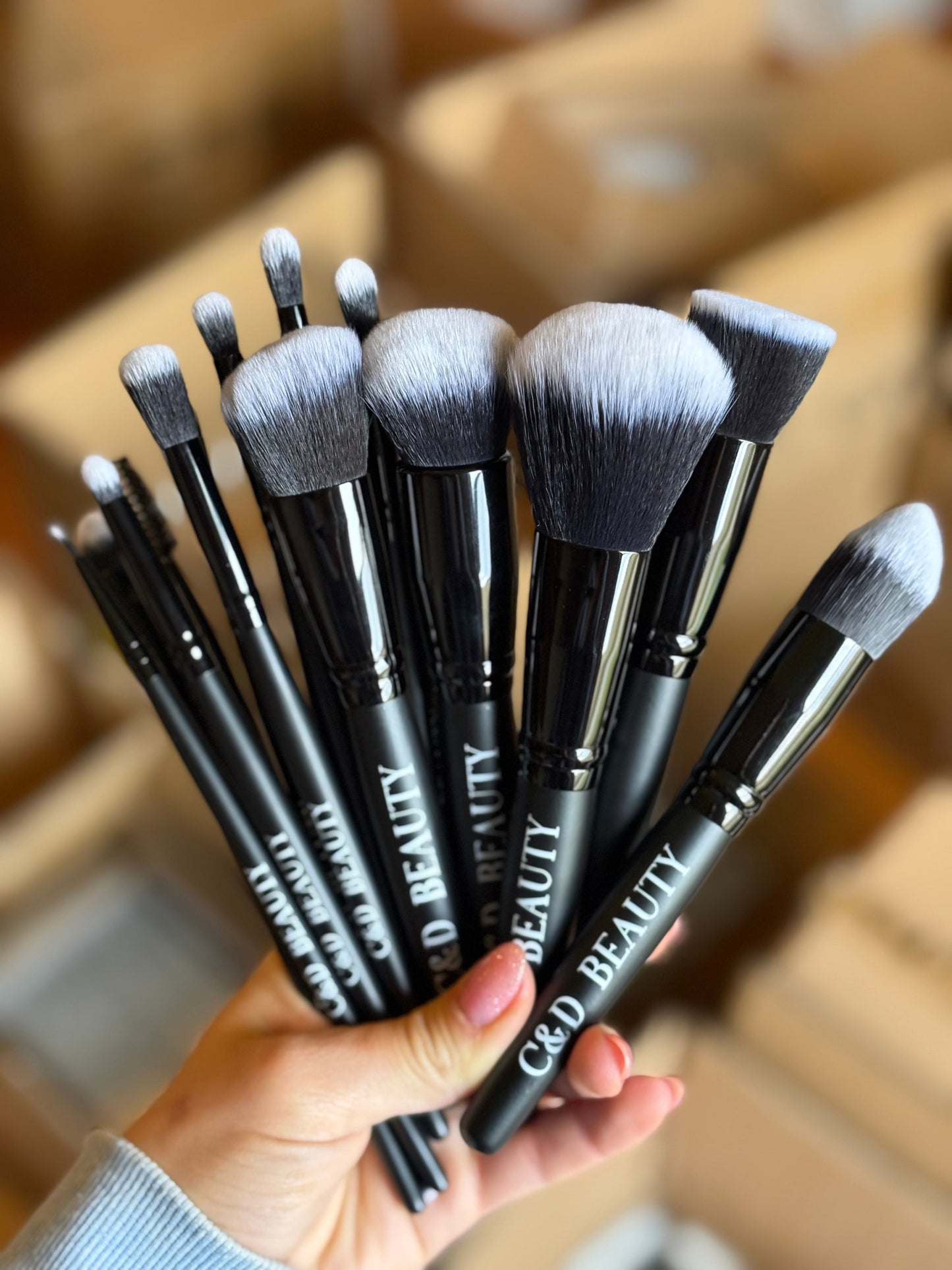 C & D Beauty Makeup Brush Set