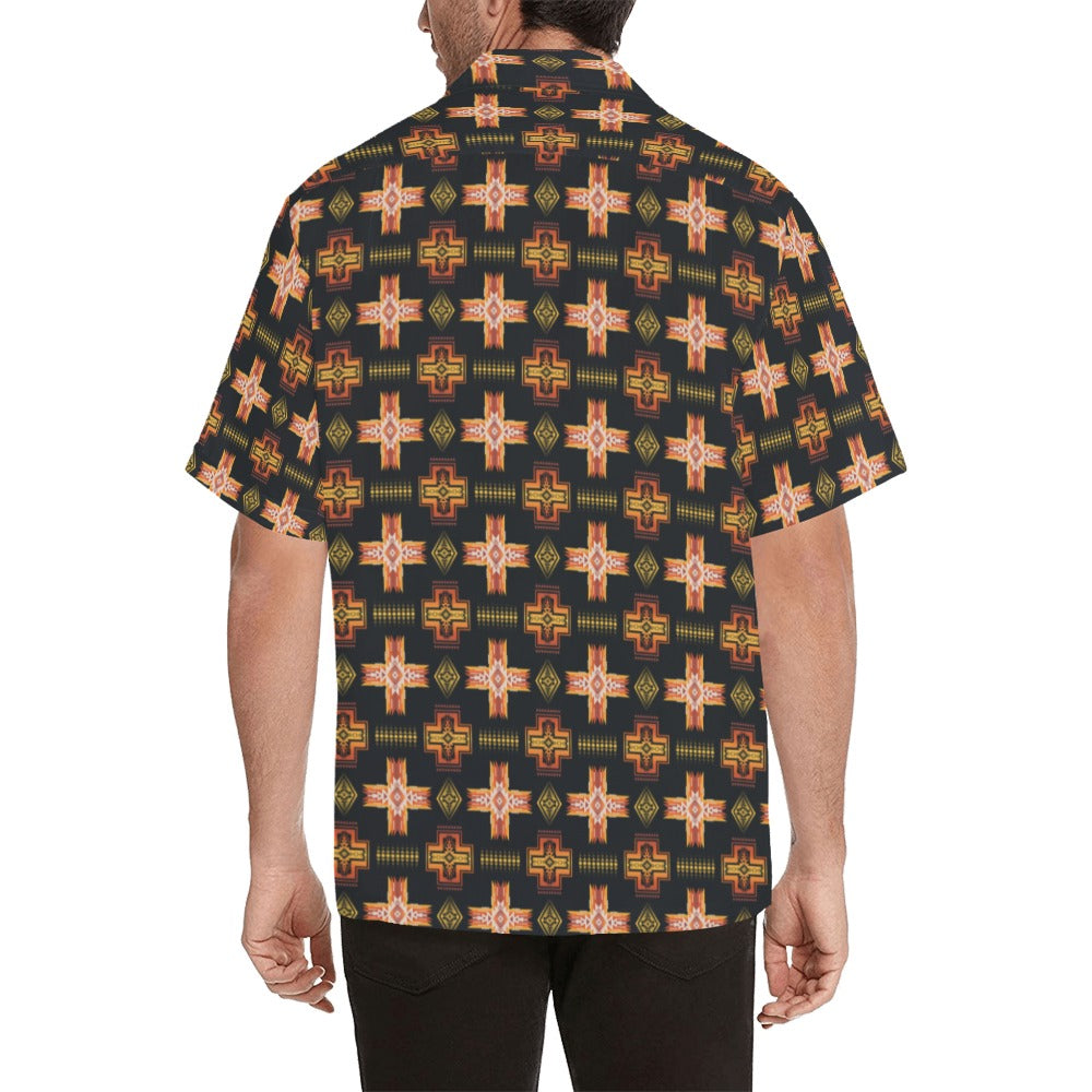 Fire Aztec Men's Camp Shirt