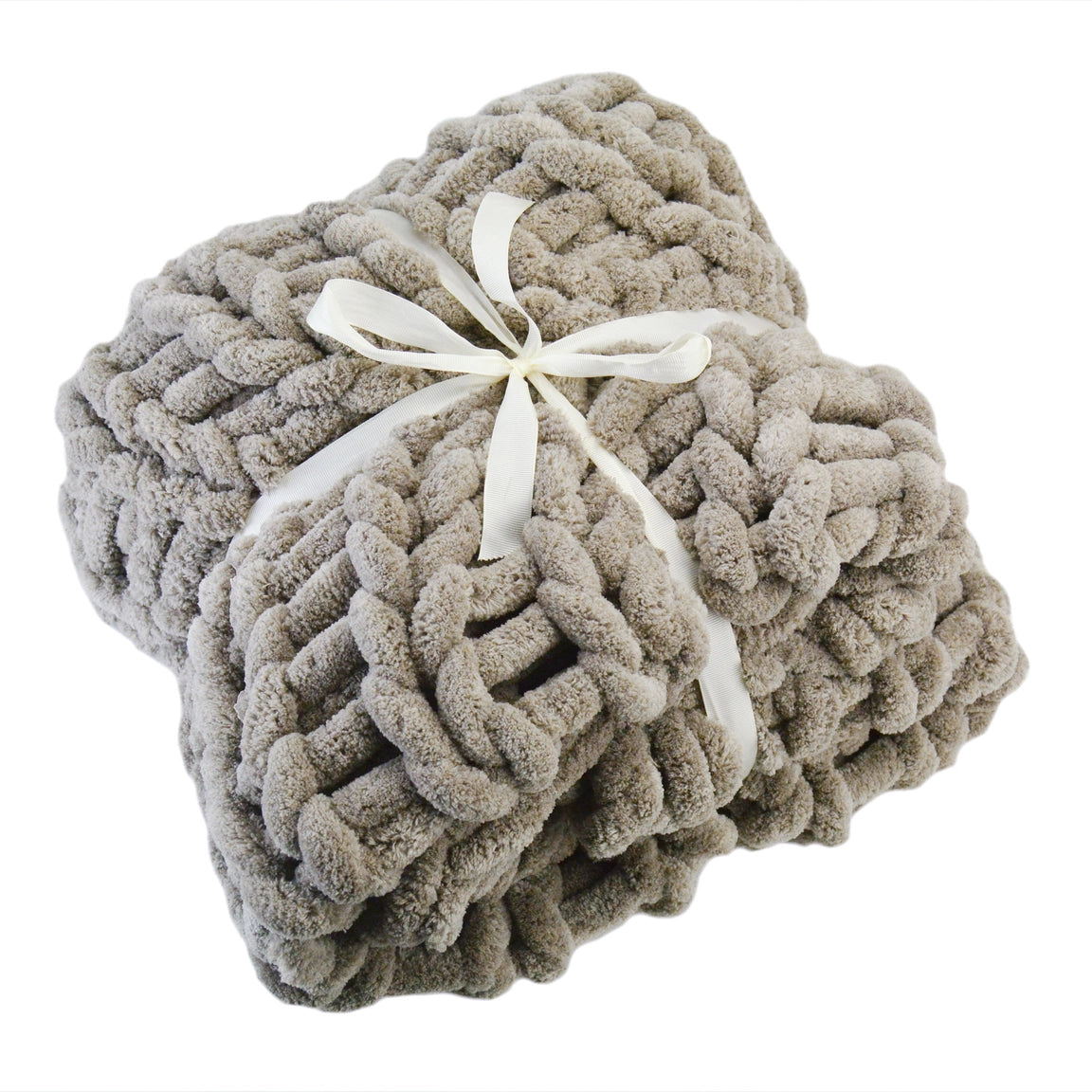 Chunky Chenille Knit Throw choice of colors