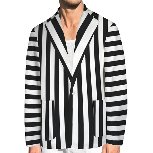 Beetlejuice Men's Striped Prizon Blazer