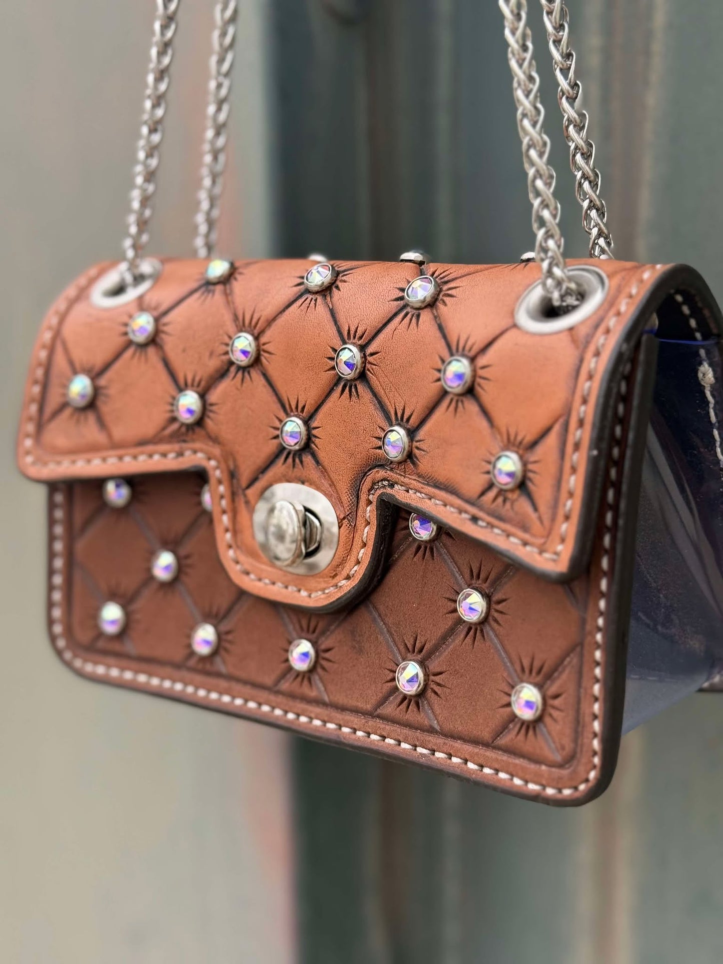 Alamo Saddlery The Cowgirl Stadium- RHINESTONE 2-TONE