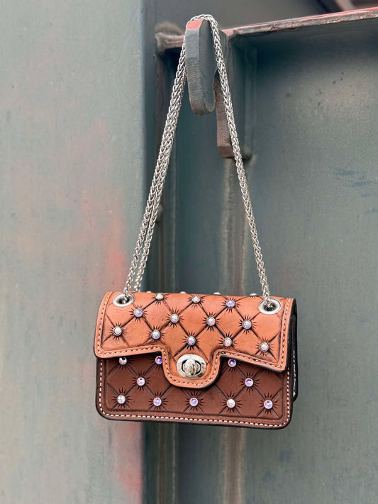 Alamo Saddlery The Cowgirl Stadium- RHINESTONE 2-TONE