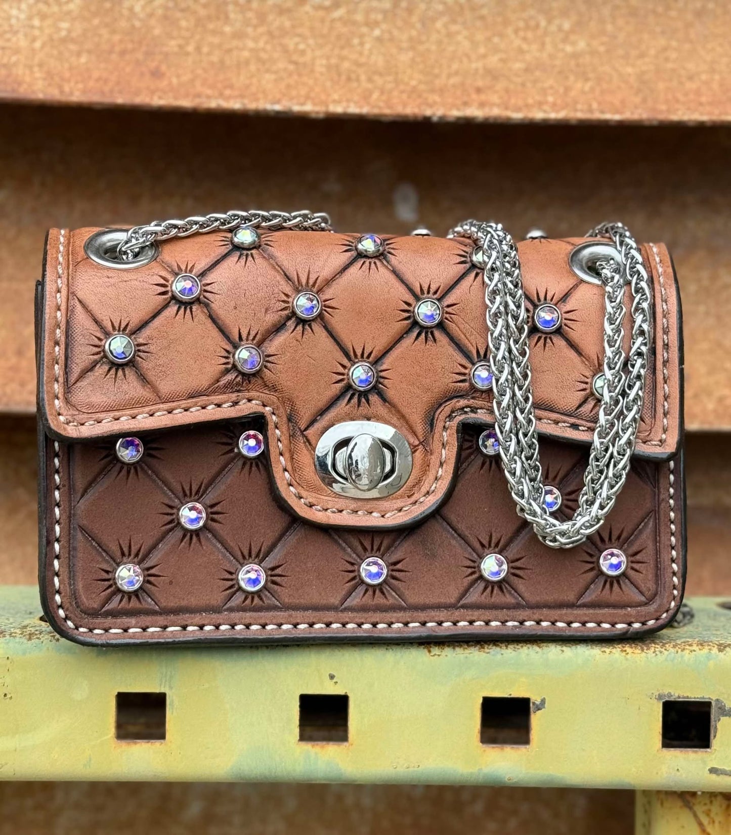 Alamo Saddlery The Cowgirl Stadium- RHINESTONE 2-TONE