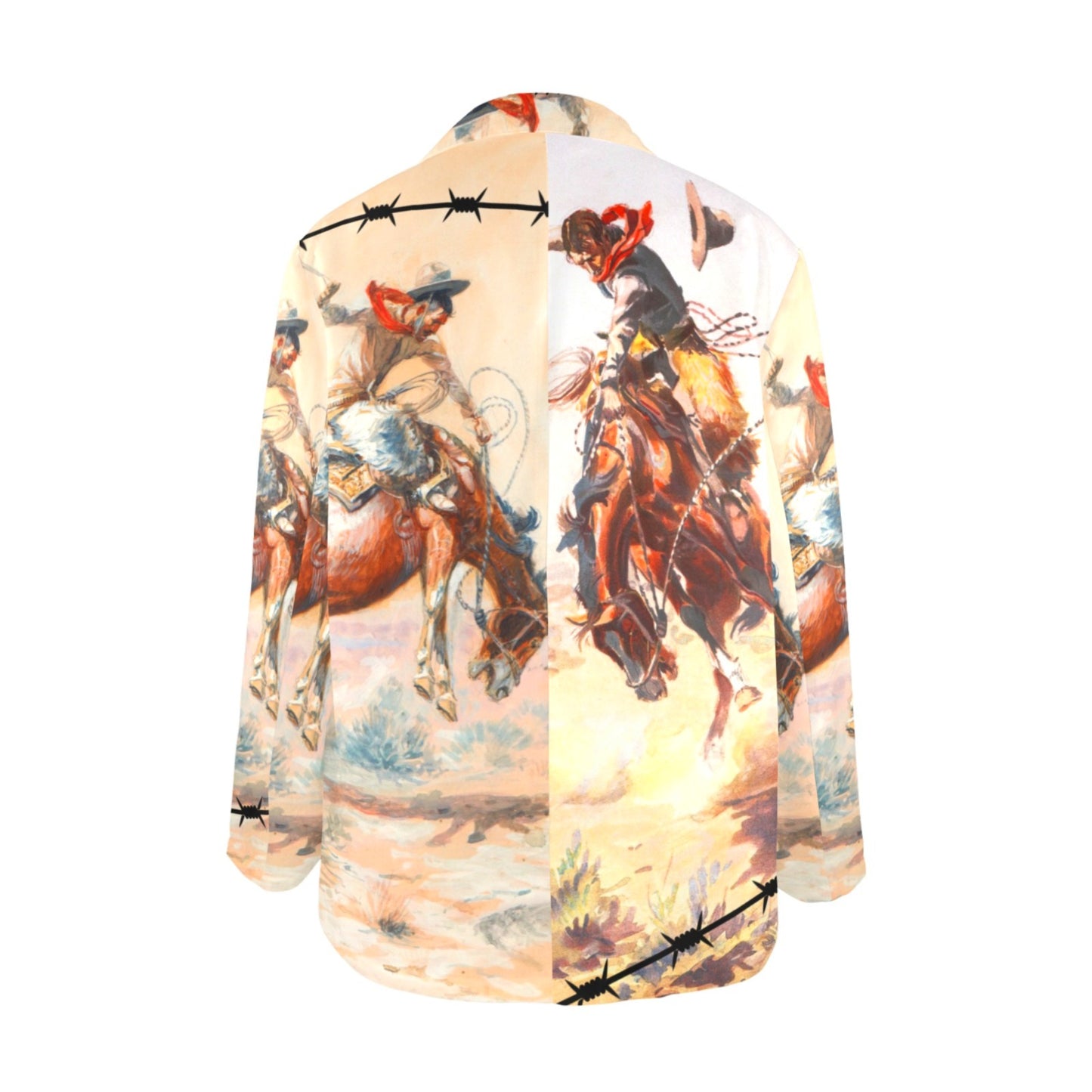 Yeehaw Cowboy Vintage Western Retro Blazer