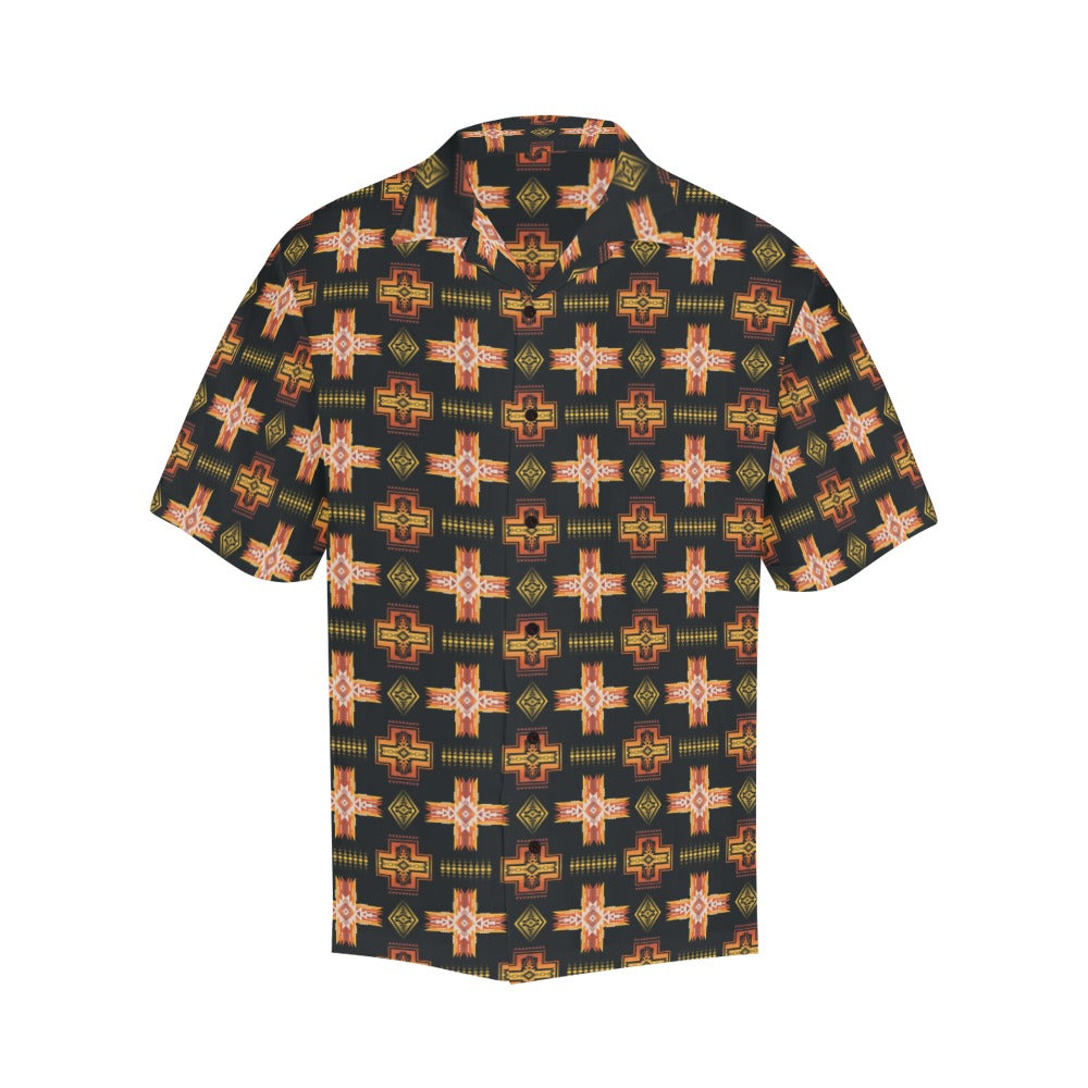 Fire Aztec Men's Camp Shirt