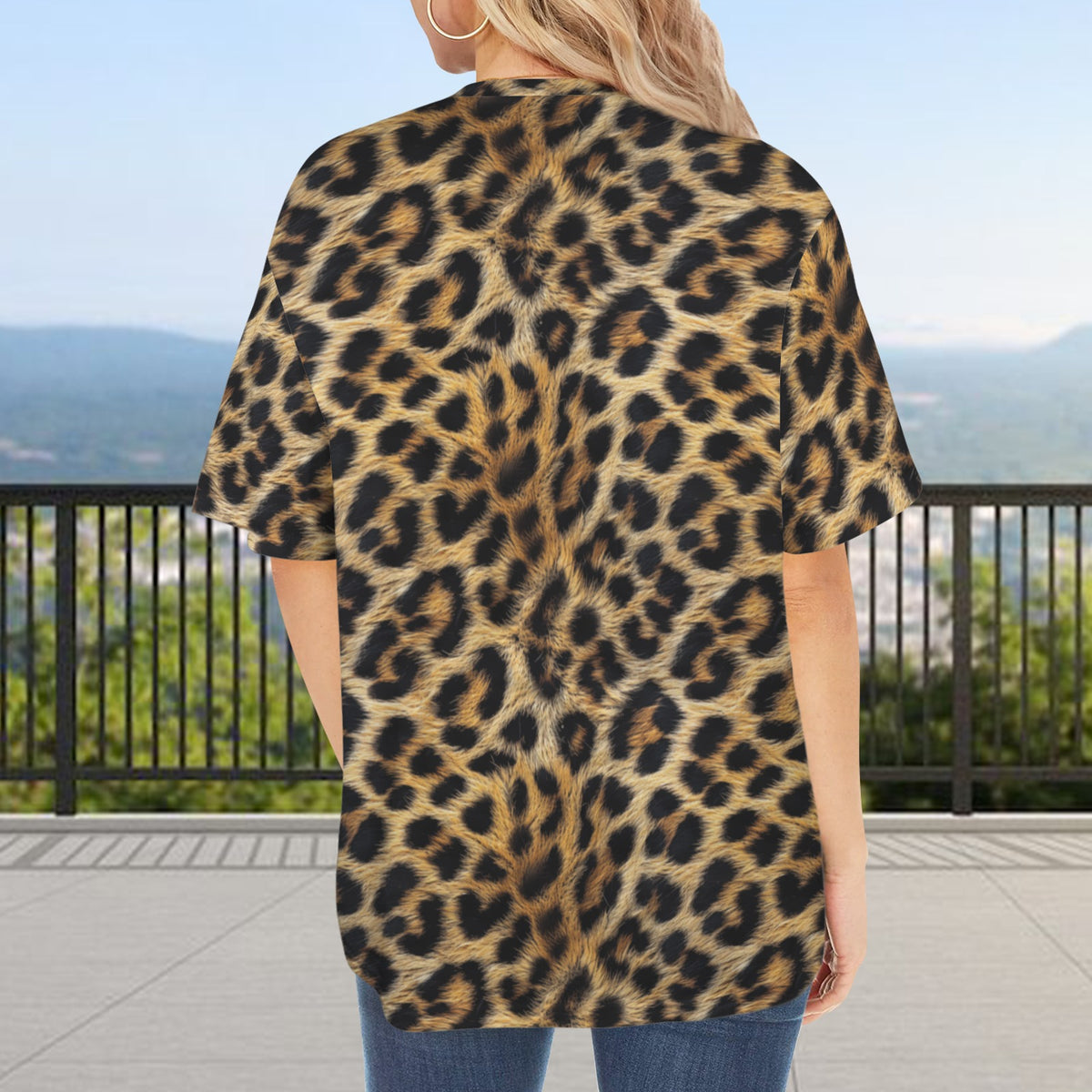 Baha Ranch Originals Softest Leopard tee