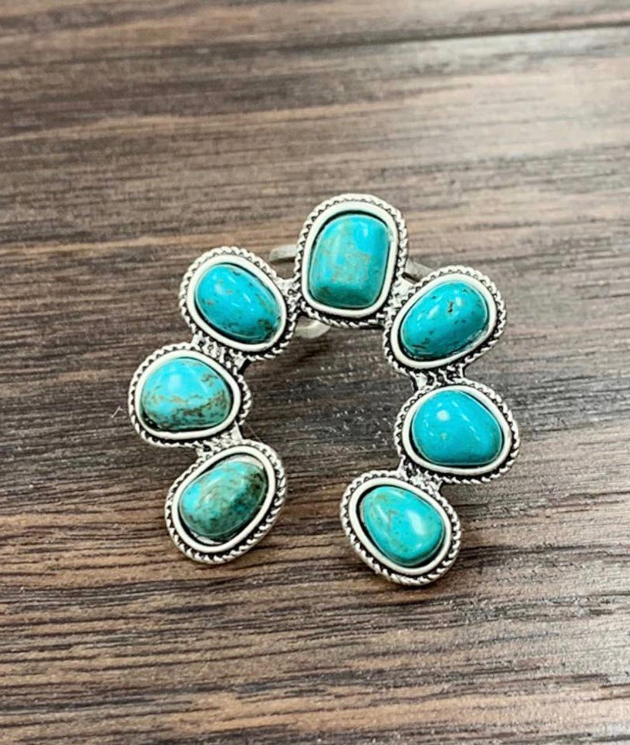 Faux Turquoise Squash Ring
