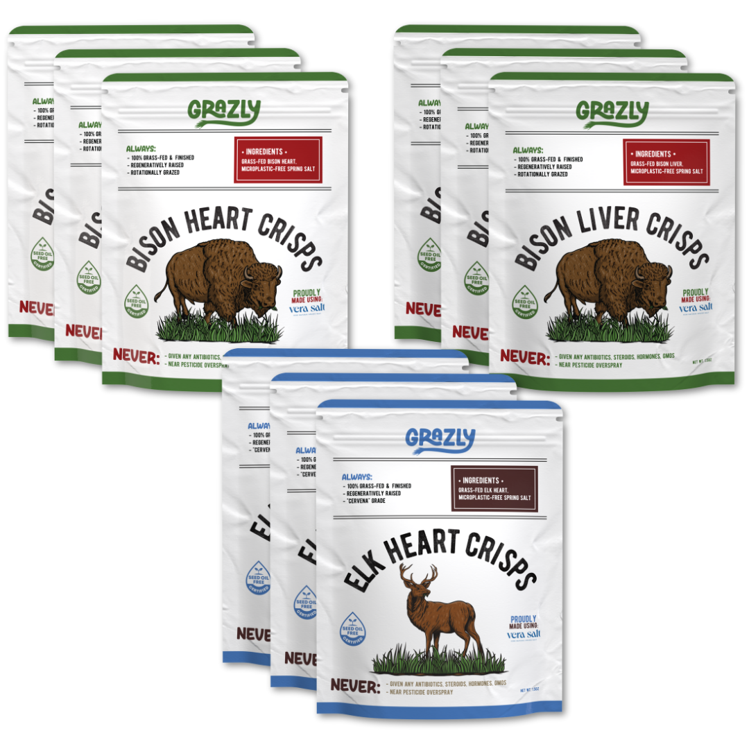 Grazly Carnivore Variety Pack - Meat & Salt