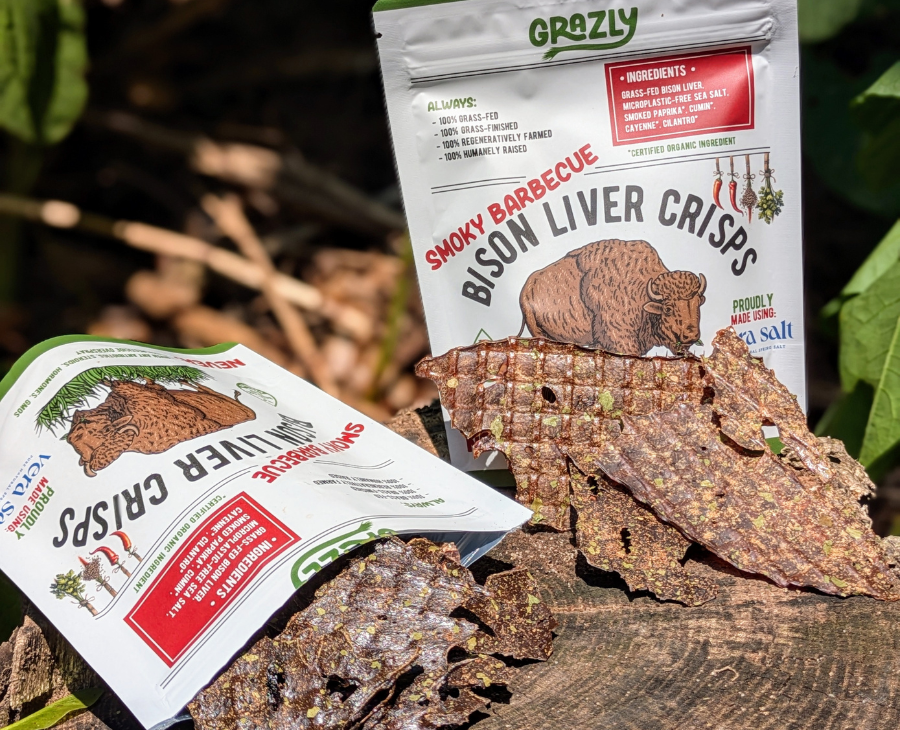 Grazly Bison Liver Crisp Variety Pack