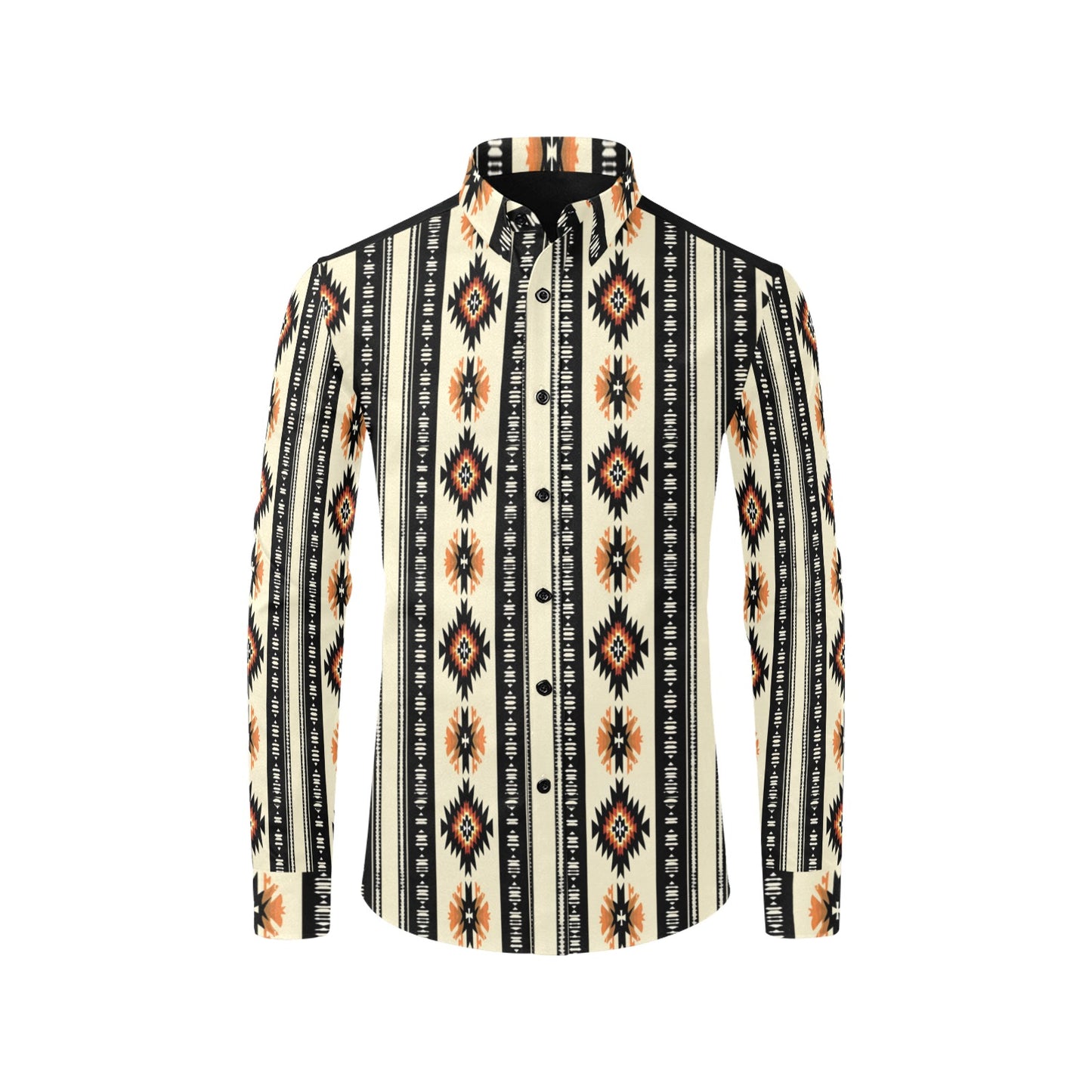 Colores De Mexico Mariachi Aztec Button Up Shirt