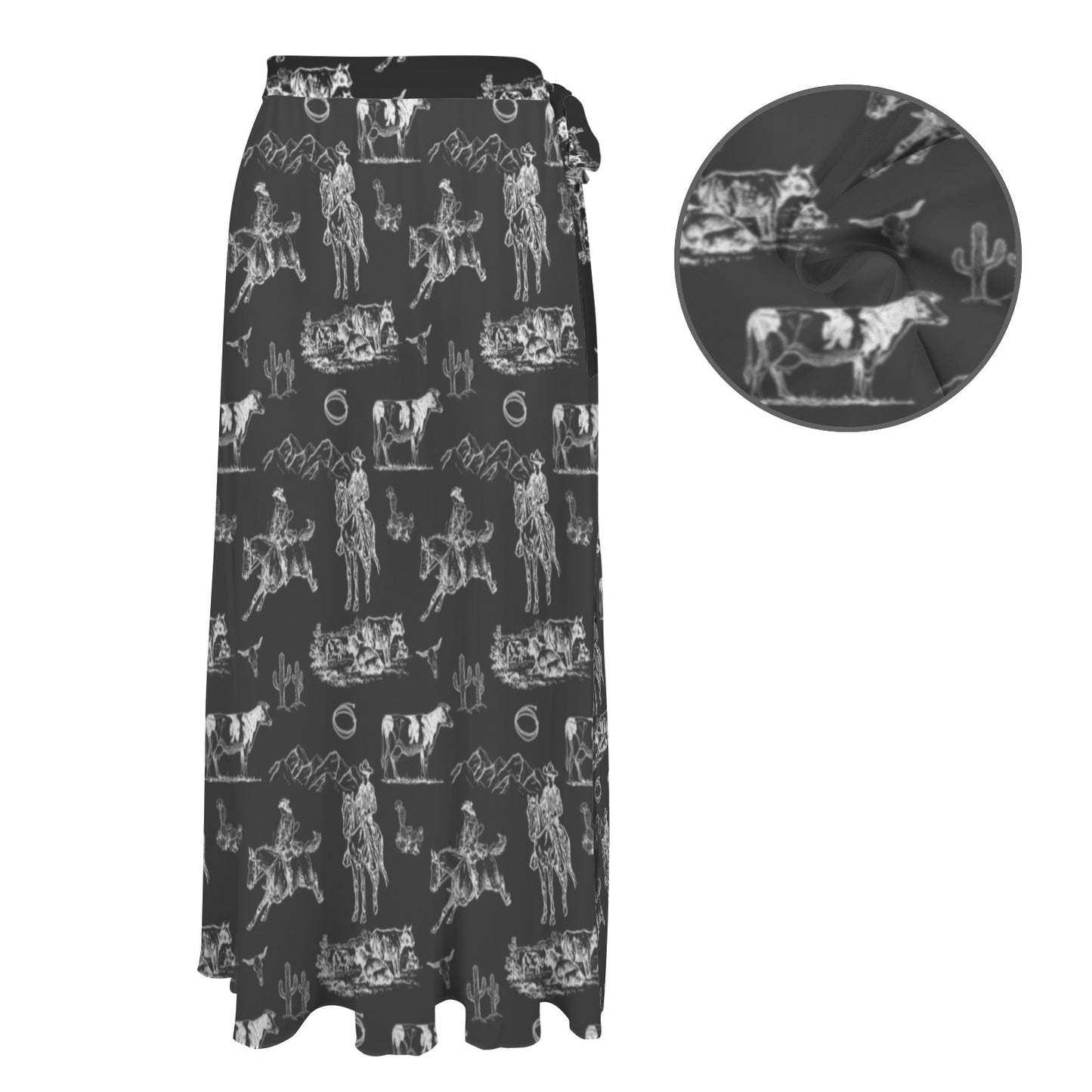 Baha Ranch Ranch Life Beach Coverup Skirt Swimwear Cover Up