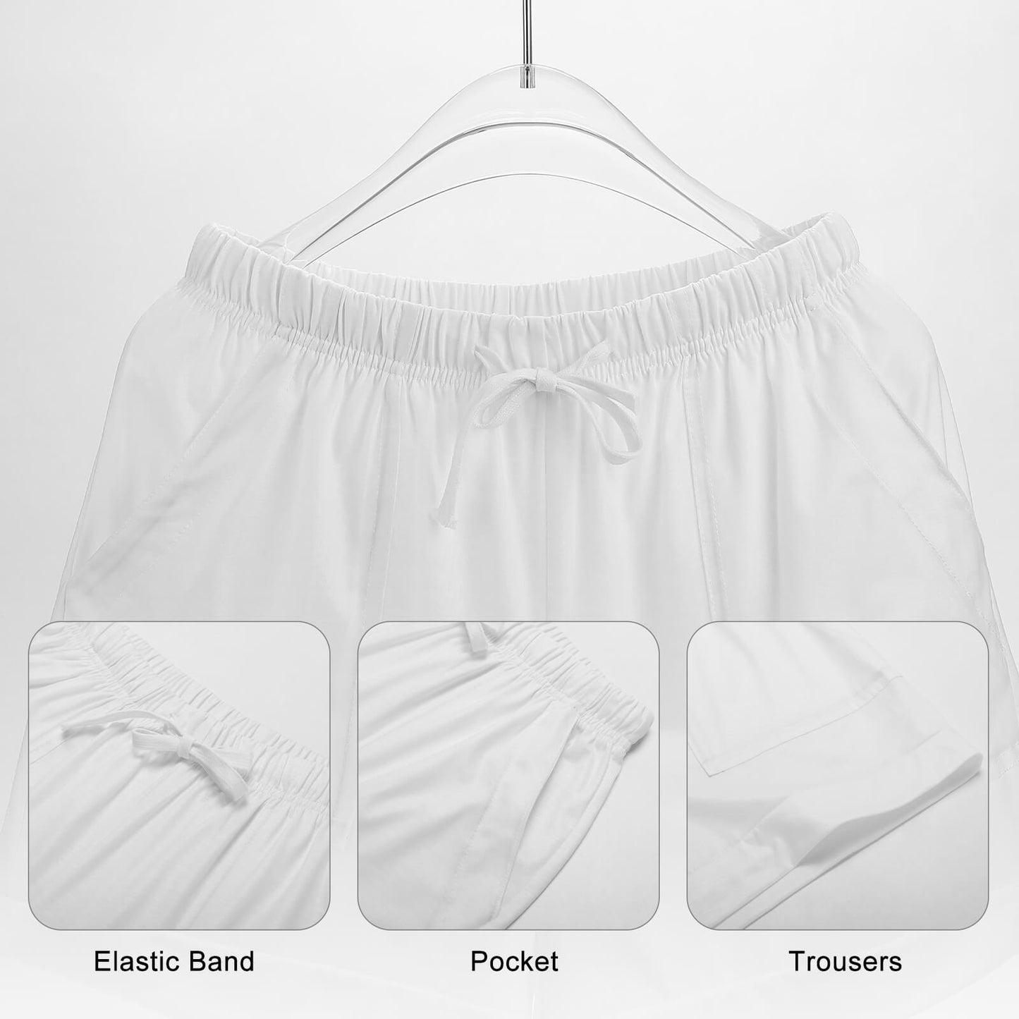 Baha Ranch Red Rodeo Drawstring Shorts