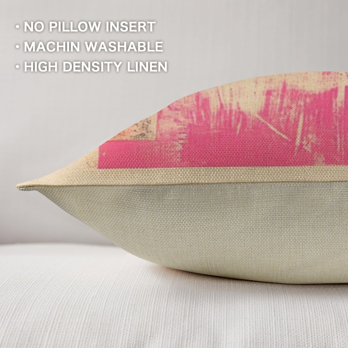 Baha Ranch Retro Pop Western Hey Cowboy Pillow Case Made in America