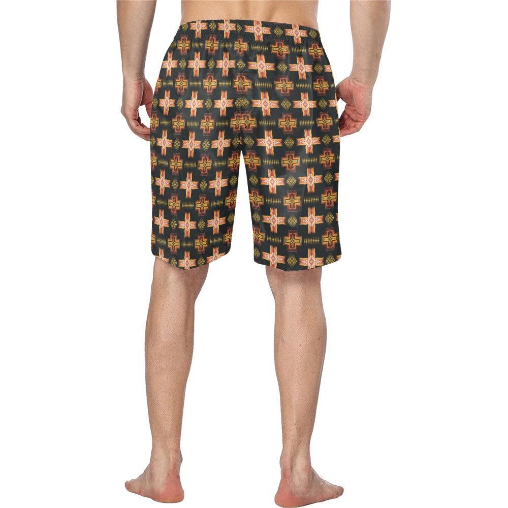 Fire Aztec Men's Western Swim Trunk Shorts