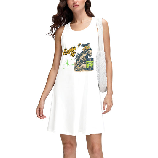 Baha Ranch The Last Roundup Saddle Up Barrel Racer Tank Dress Made in America
