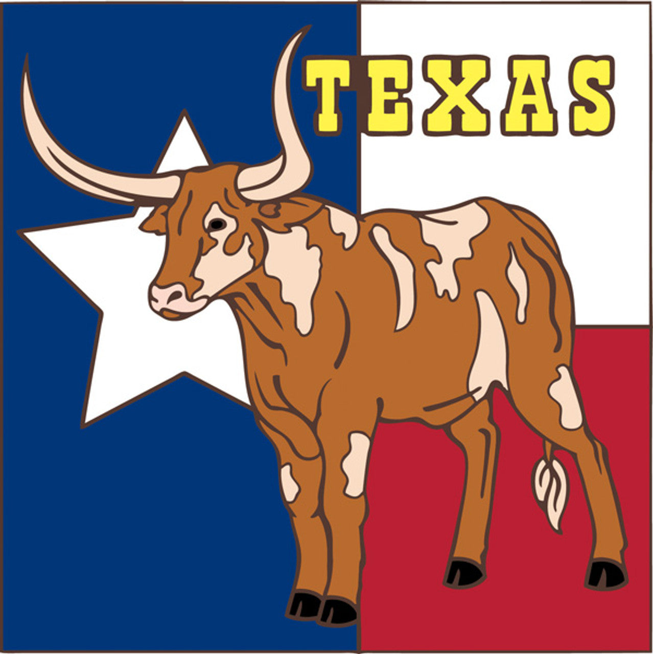 Texas Longhorn Tile