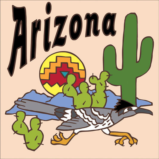 Arizona Roadrunner Tile
