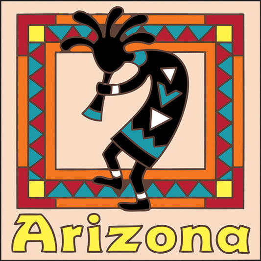 Arizona Kokopelli Tile