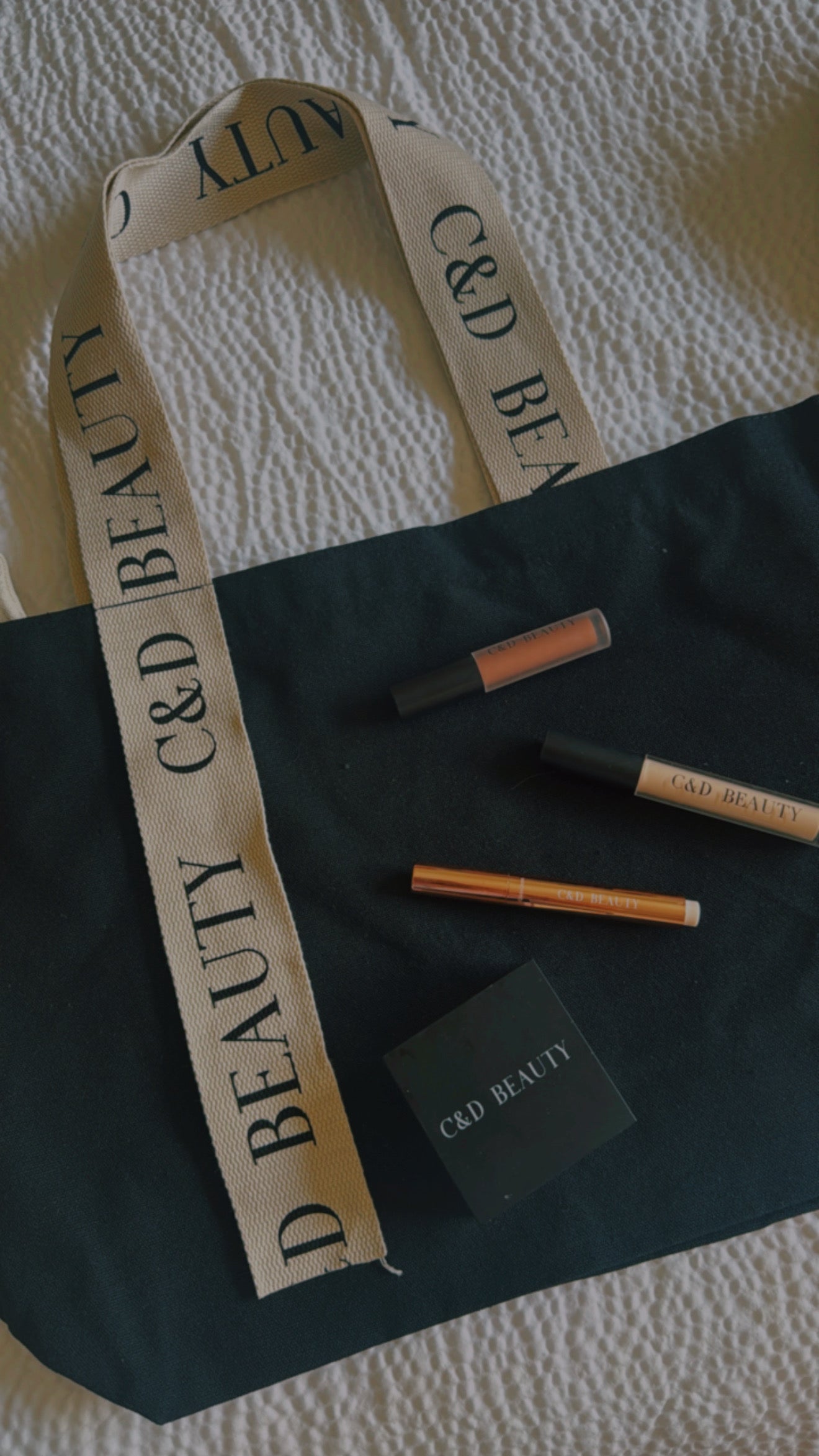 C & D Beauty Canvas Tote