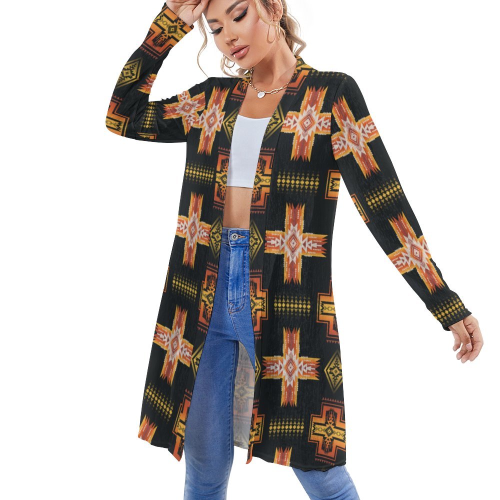 Fire Aztec Lightweight Cardigan