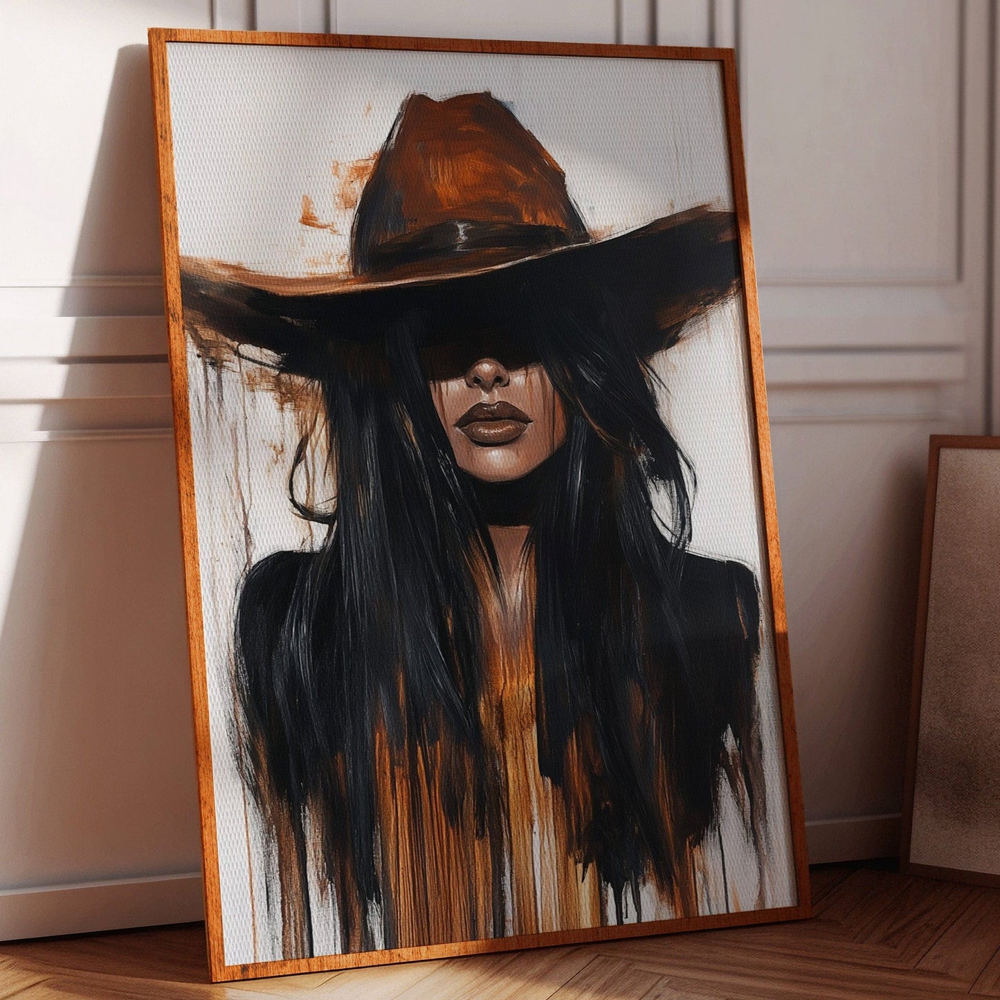 Midnight Dust – Western Cowgirl Wall Art