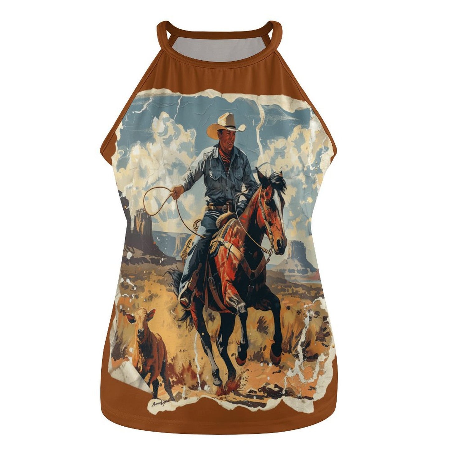 Ranching Western Tank Top