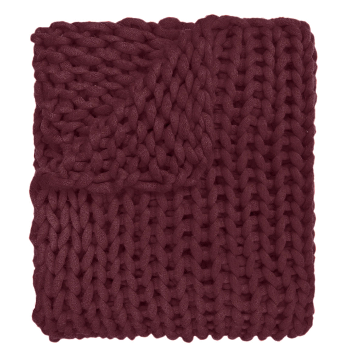 Chunky Knit Throw choice of colors