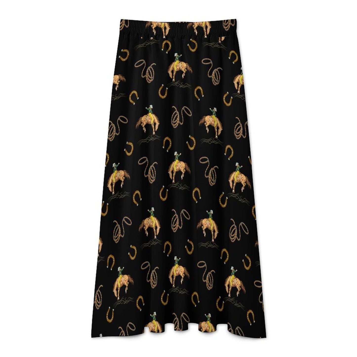 Rodeo Cowboy Midi Skirt
