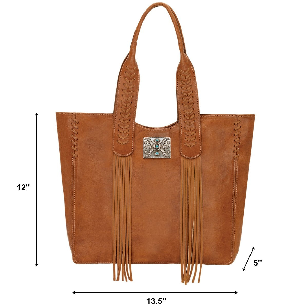 American West Handbags Mohave Canyon Large Zip-Top Tote choice of colors
