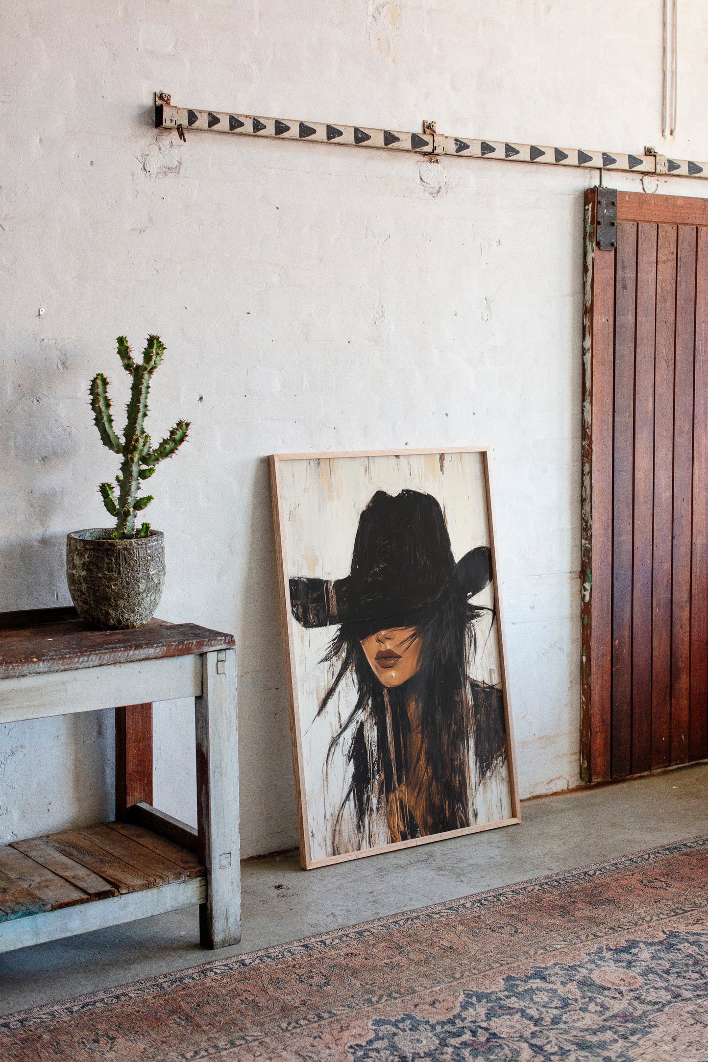 Outlaw Grace Western Cowgirl Portrait