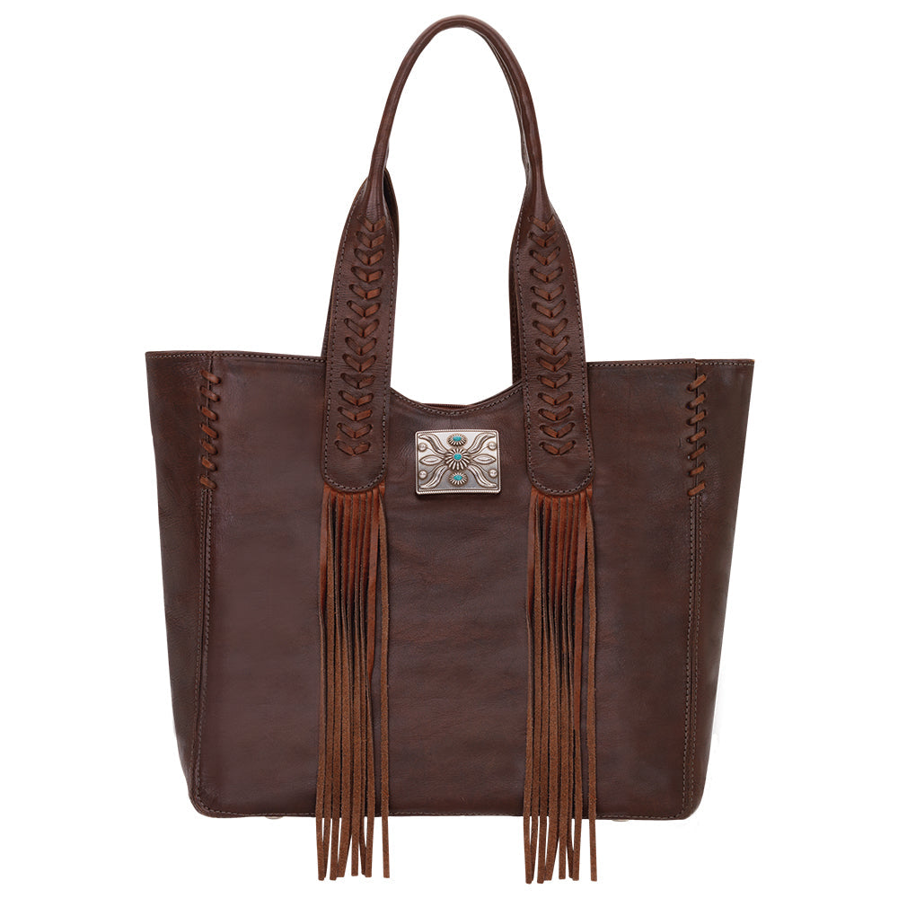 American West Handbags Mohave Canyon Large Zip-Top Tote choice of colors