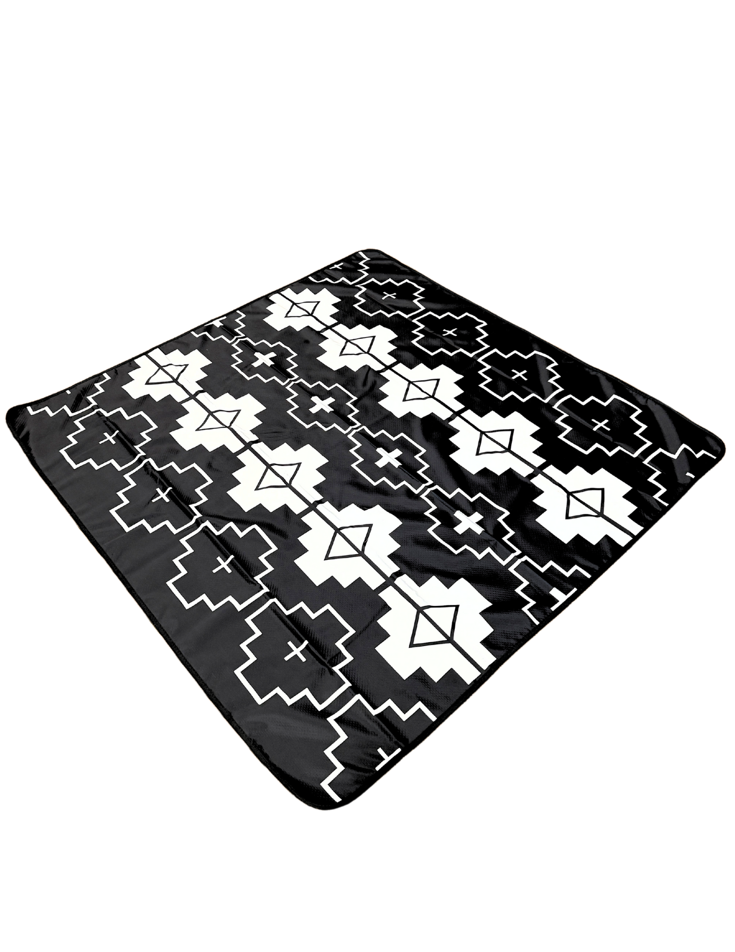 Western Grande New Splat Mat - Black - for High Chairs + Play Time Messes