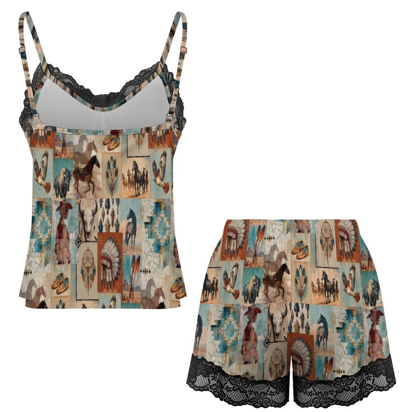 Baha Ranch Bohemian Dreams Lace Pajama Set