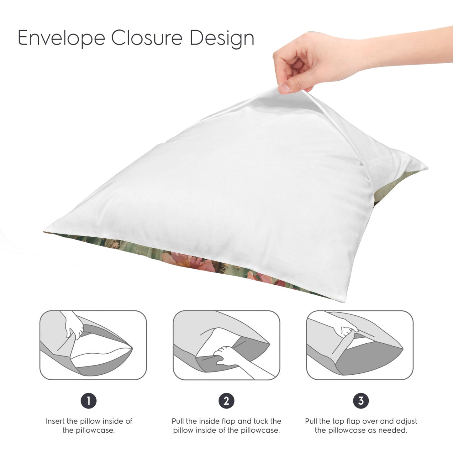 Baha Ranch Cactus Highland Velvety Soft Throw Pillow Case Made in America