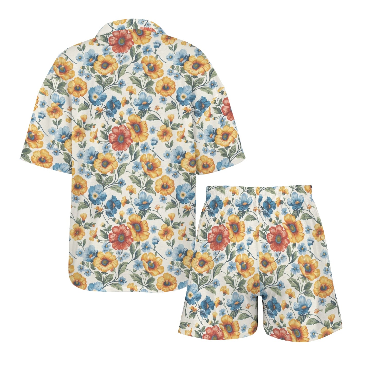 Baha Ranch Mexican Floral Women's Pajama Set Made in America