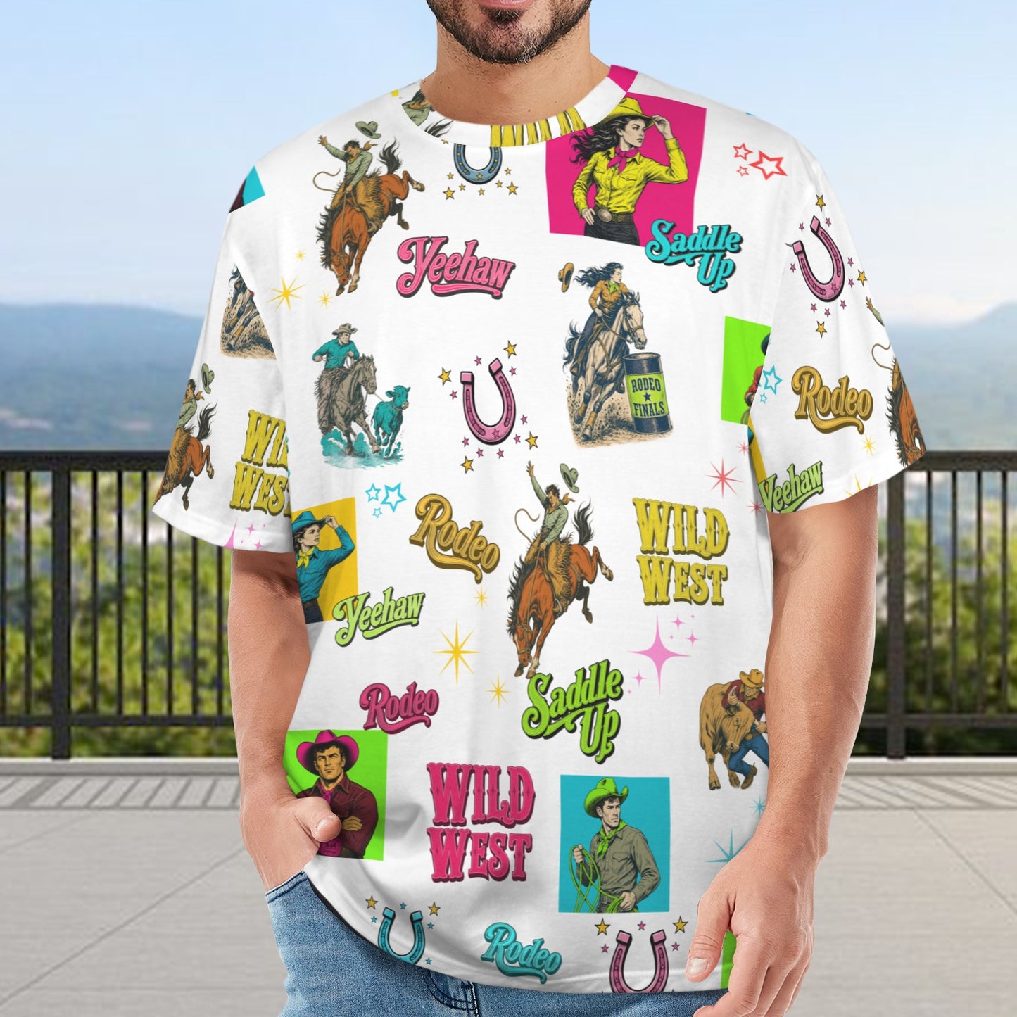 Baha Ranch The Last Roundup Oversized T Shirt