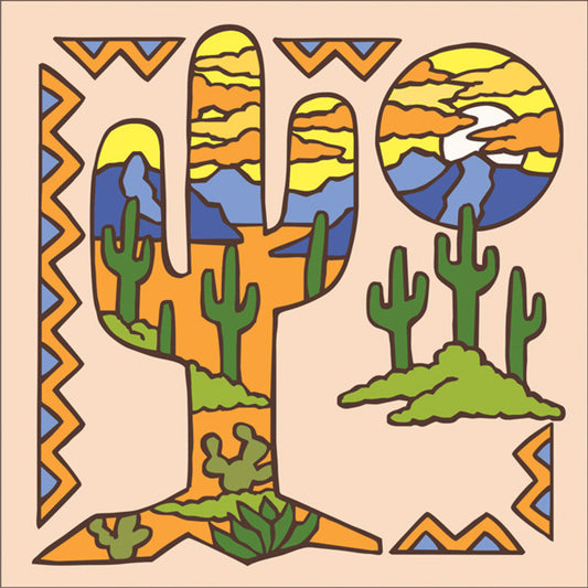 Saguaro Silhouette Tile