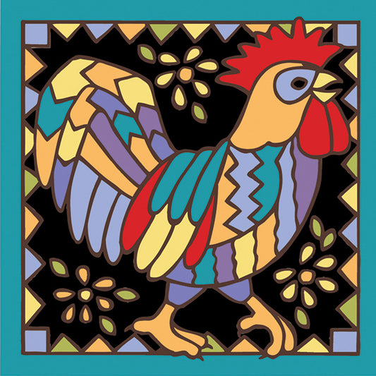 Southwest Rooster Tile