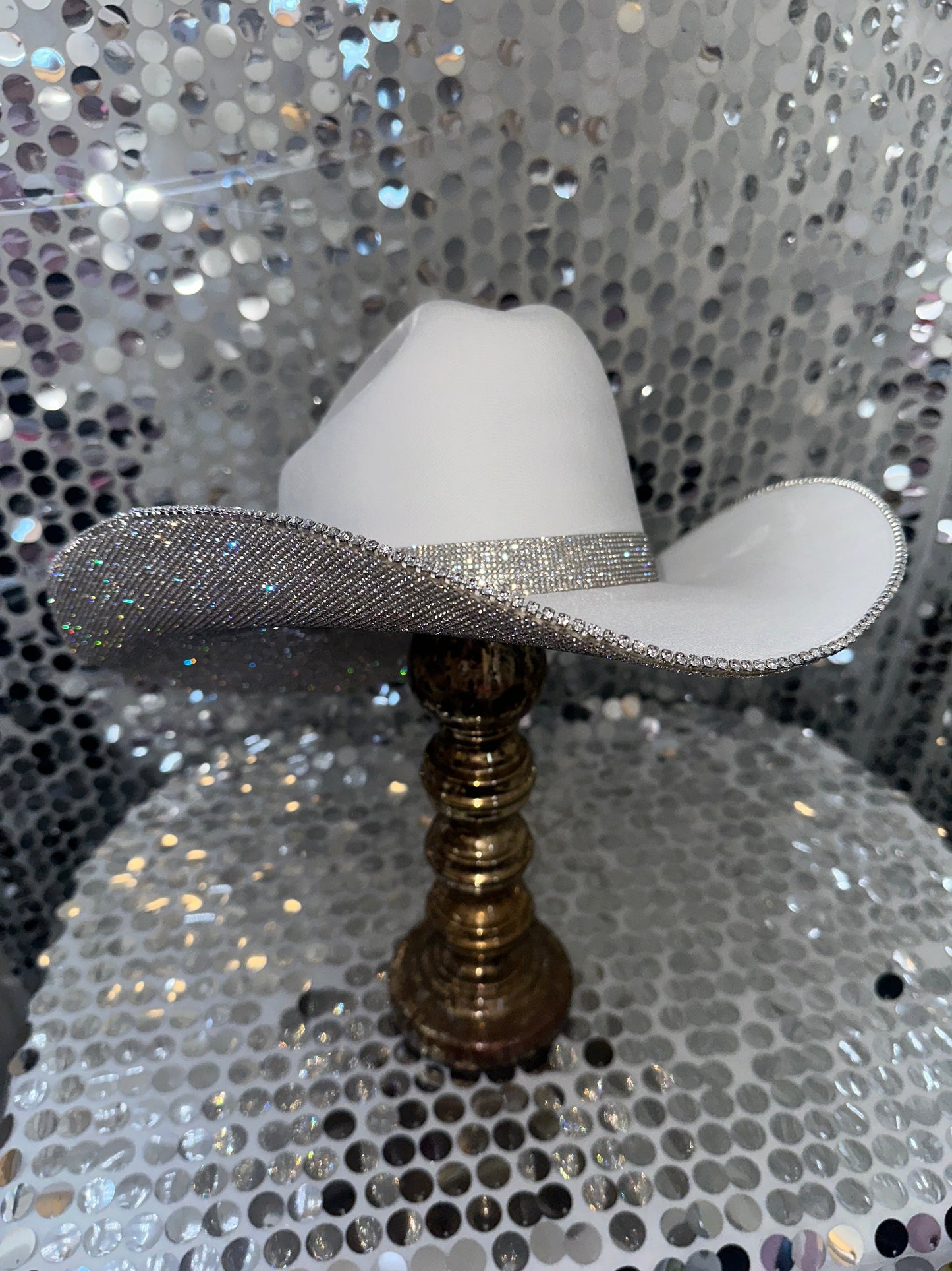 Rhinestone Cowgirl The original "Rhinestone Cowgirl" - underneath brim only
