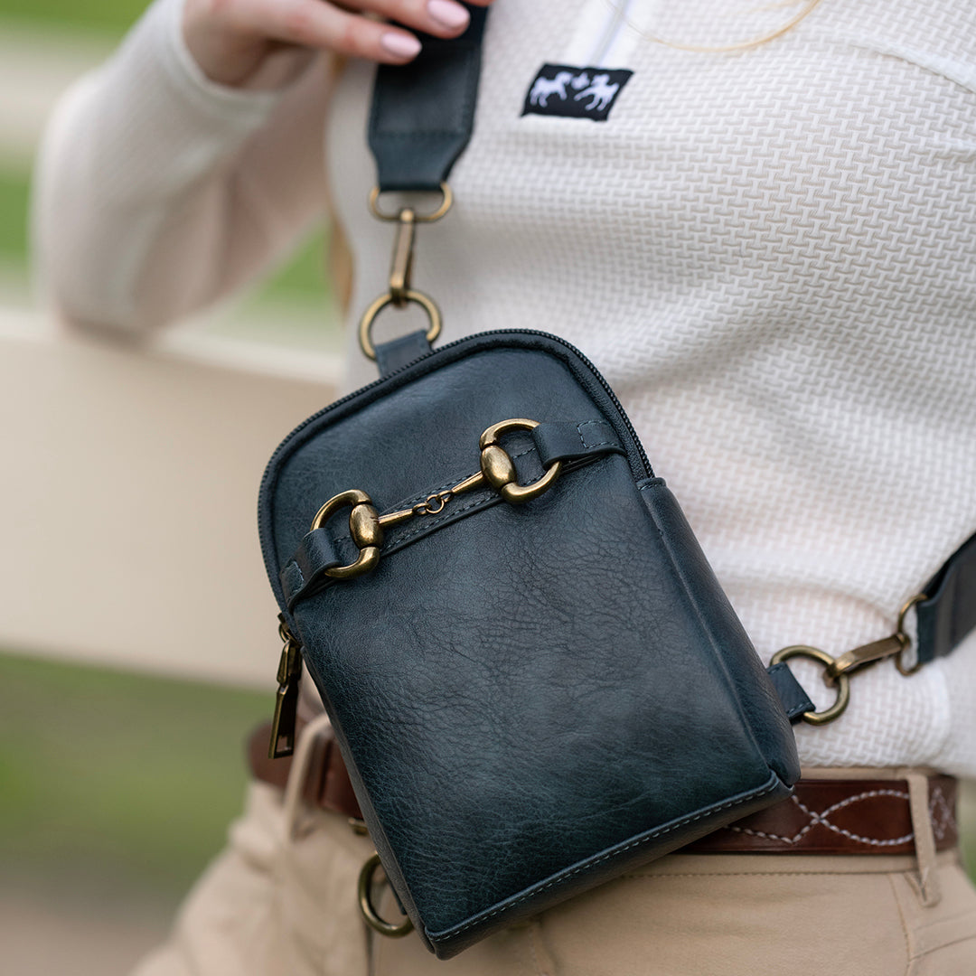 AWST Int'l Snaffle Bit Crossbody Phone Bag