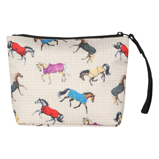 AWST Int'l Lila Horses in Blankets  Accessory Bag