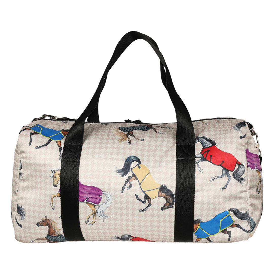 AWST Int'l Lila Horses in Blankets Gear Bag