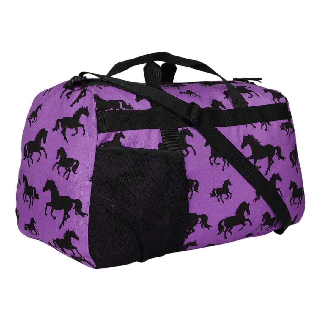 AWST Int'l Lila Silhouette Horse Duffle