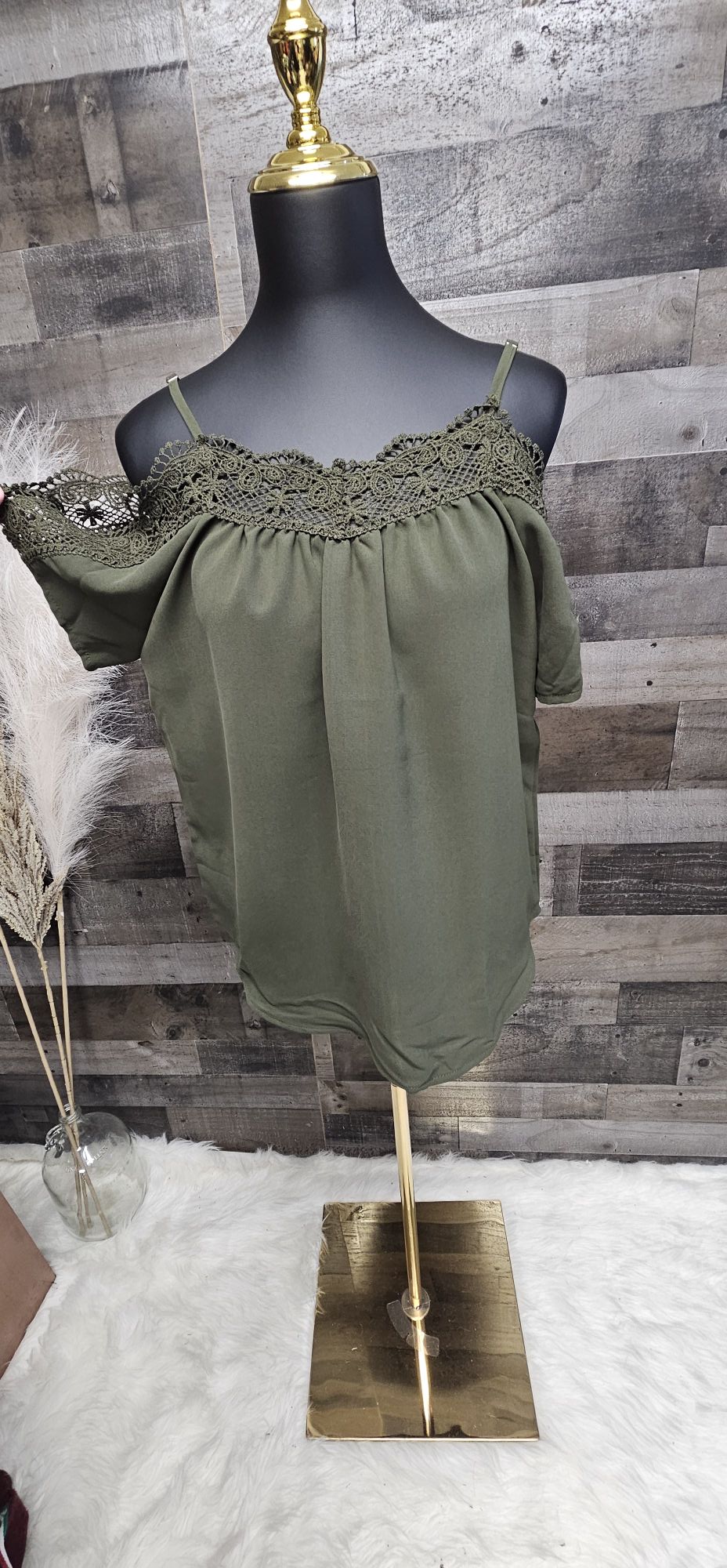 Small cold shoulder top choice of colors