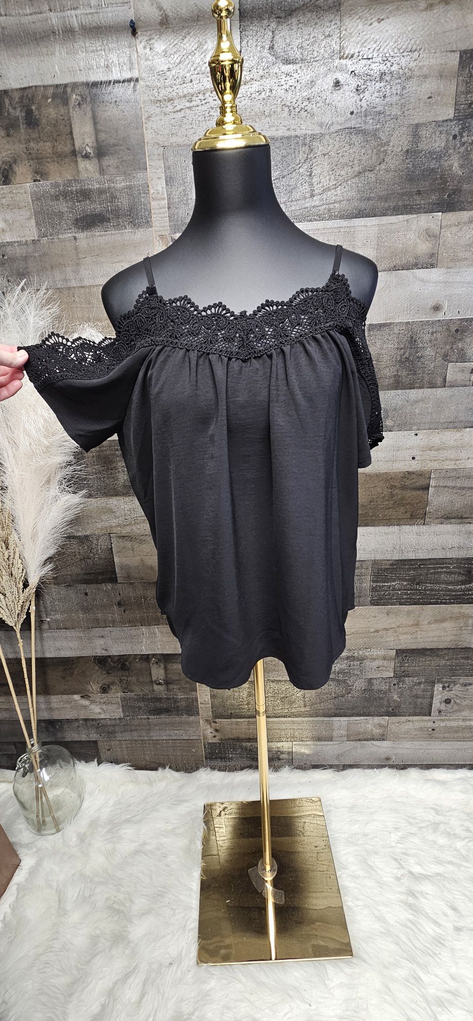 Small cold shoulder top choice of colors