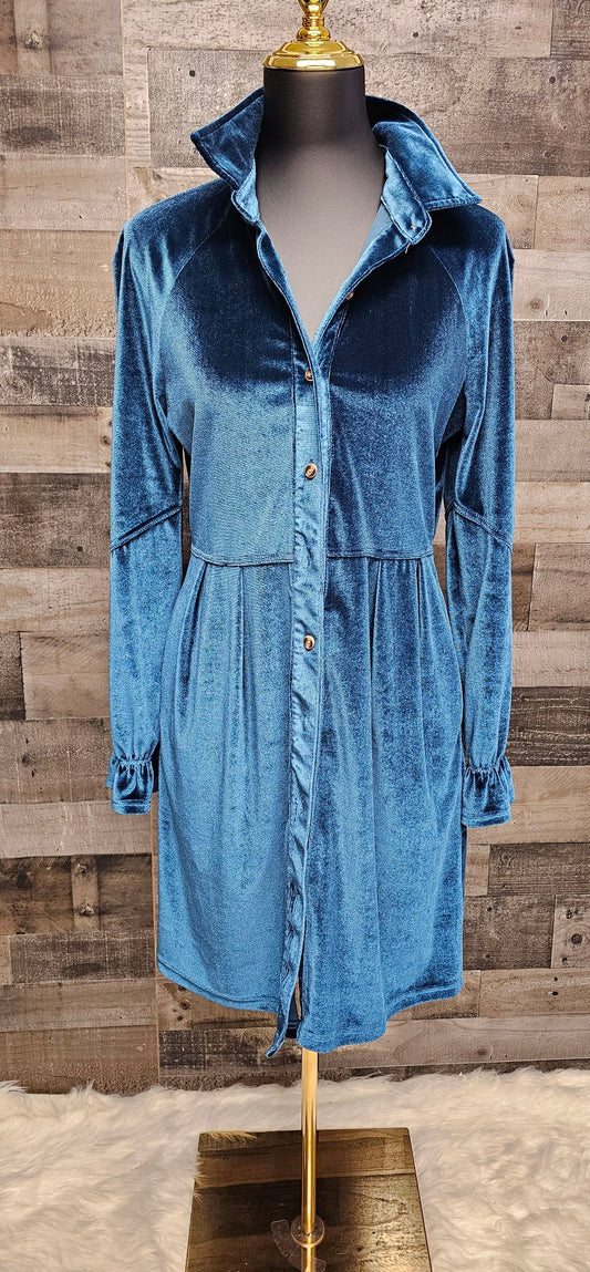 SAMPLE SALE Velvet dress size SMALL